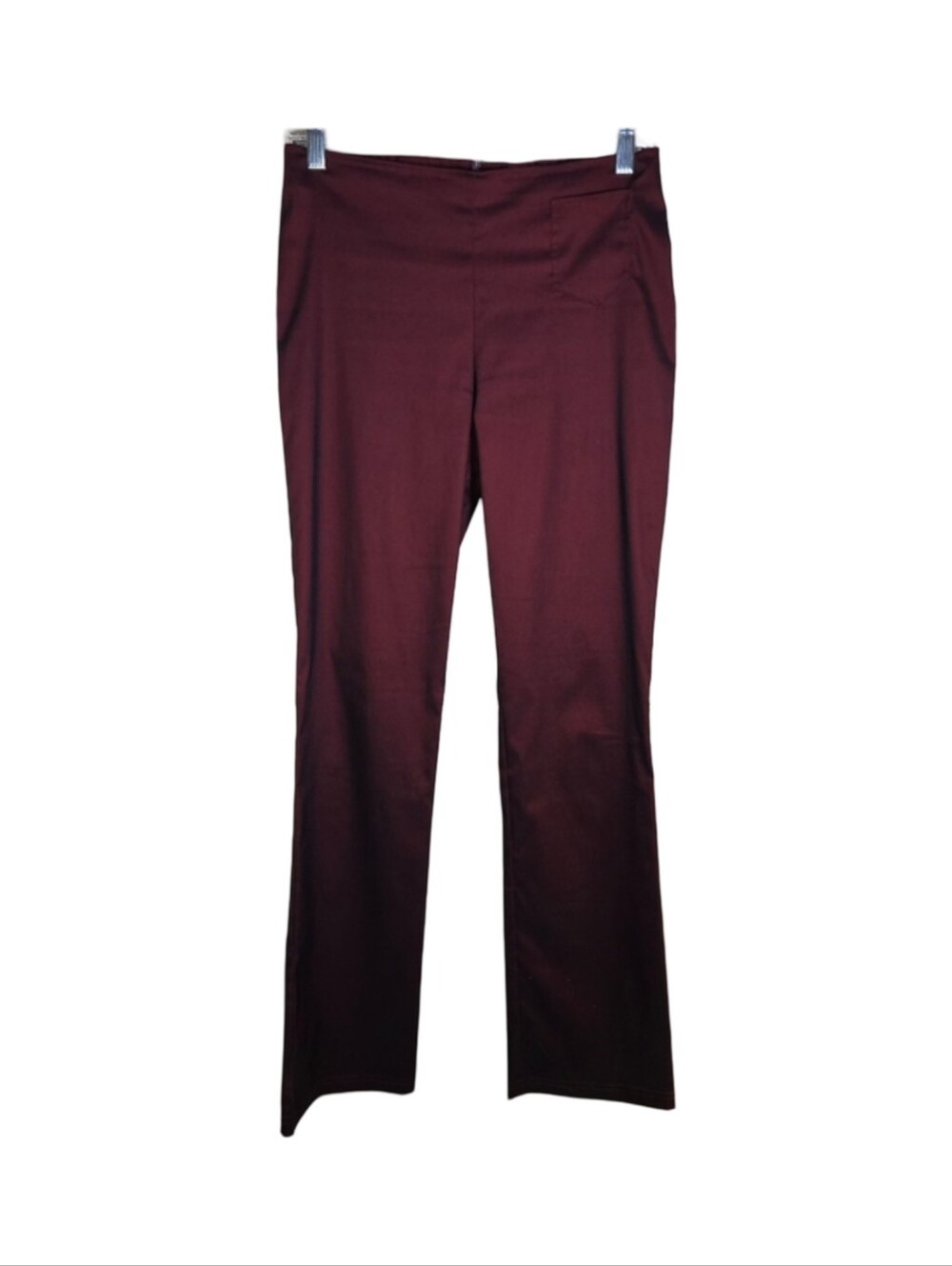 Vtg Y2K Formula X Deep Burgundy Flare Pants Size 5/6